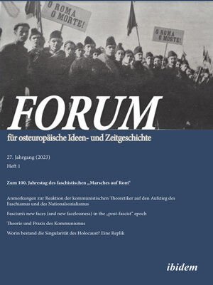 cover image of Forum für osteuropäische Ideen- und Zeitgeschichte